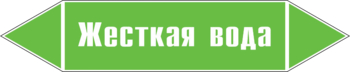 Маркировка трубопровода "жесткая вода" (пленка, 716х148 мм) - Маркировка трубопроводов - Маркировки трубопроводов "ВОДА" - магазин "Охрана труда и Техника безопасности"